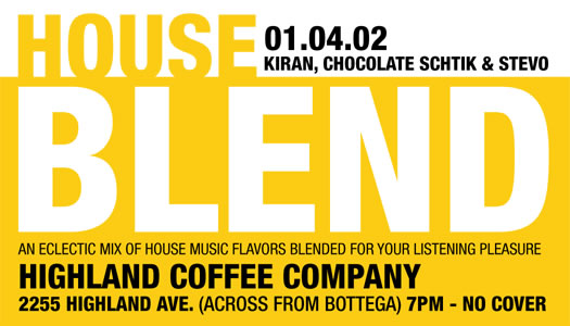 house blend flyer