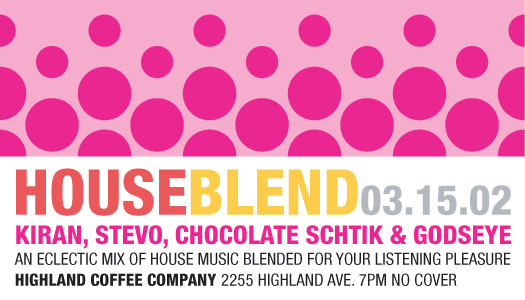 house blend 4 flyer
